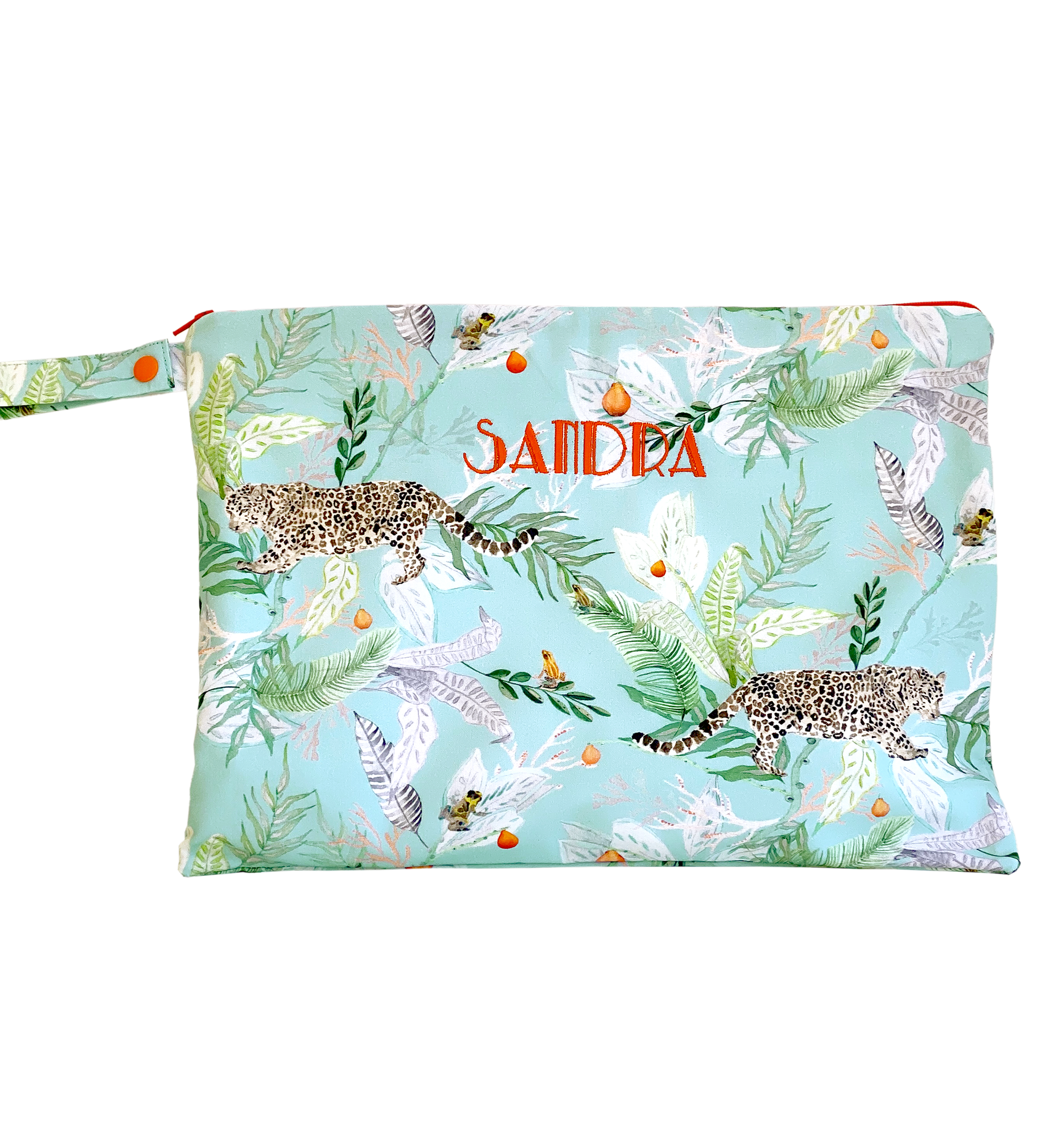 Orilla Personalised Large Bikini Bag - Turquoise