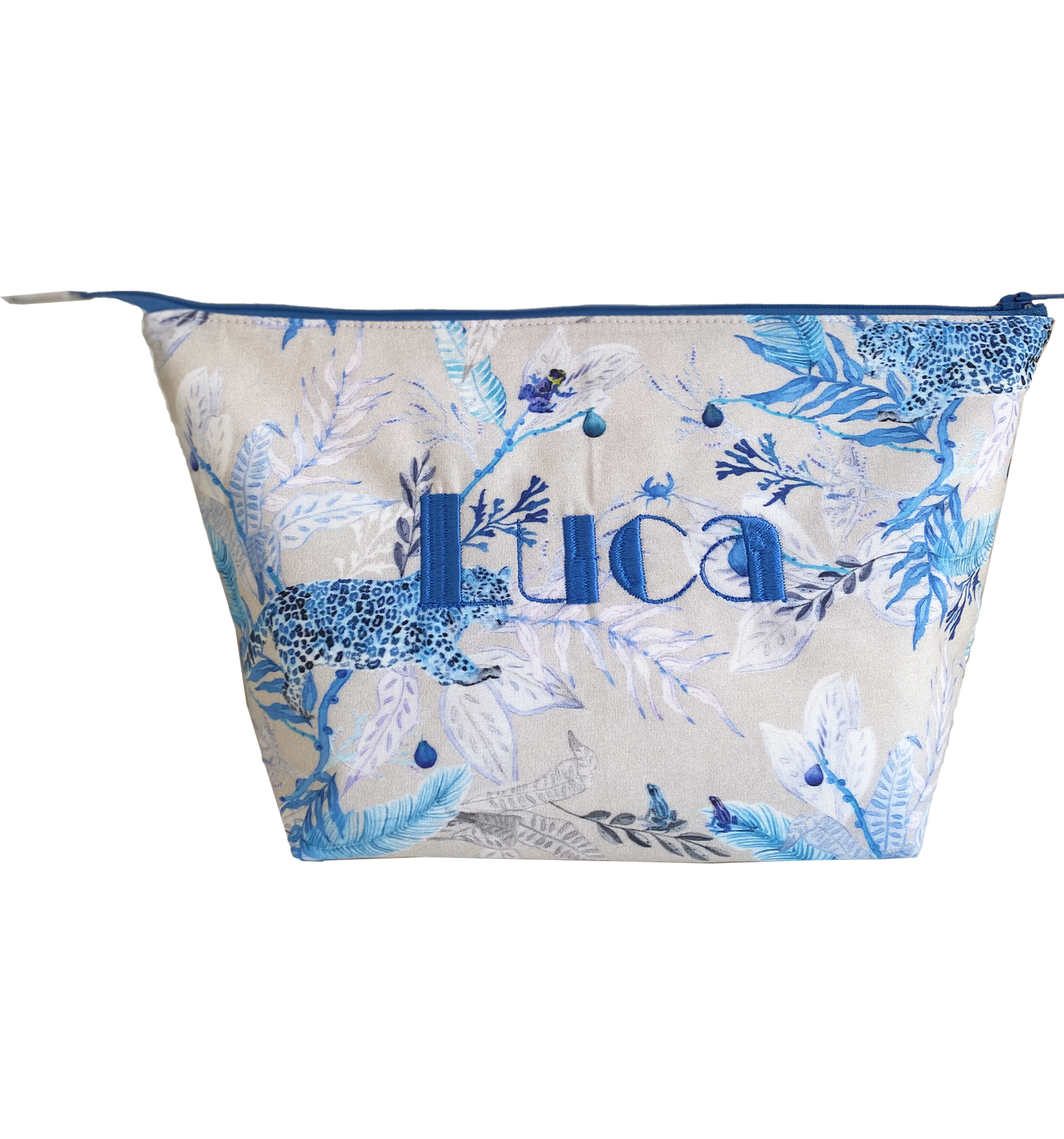 Orilla Personalised Cosmetic Bag - Blue