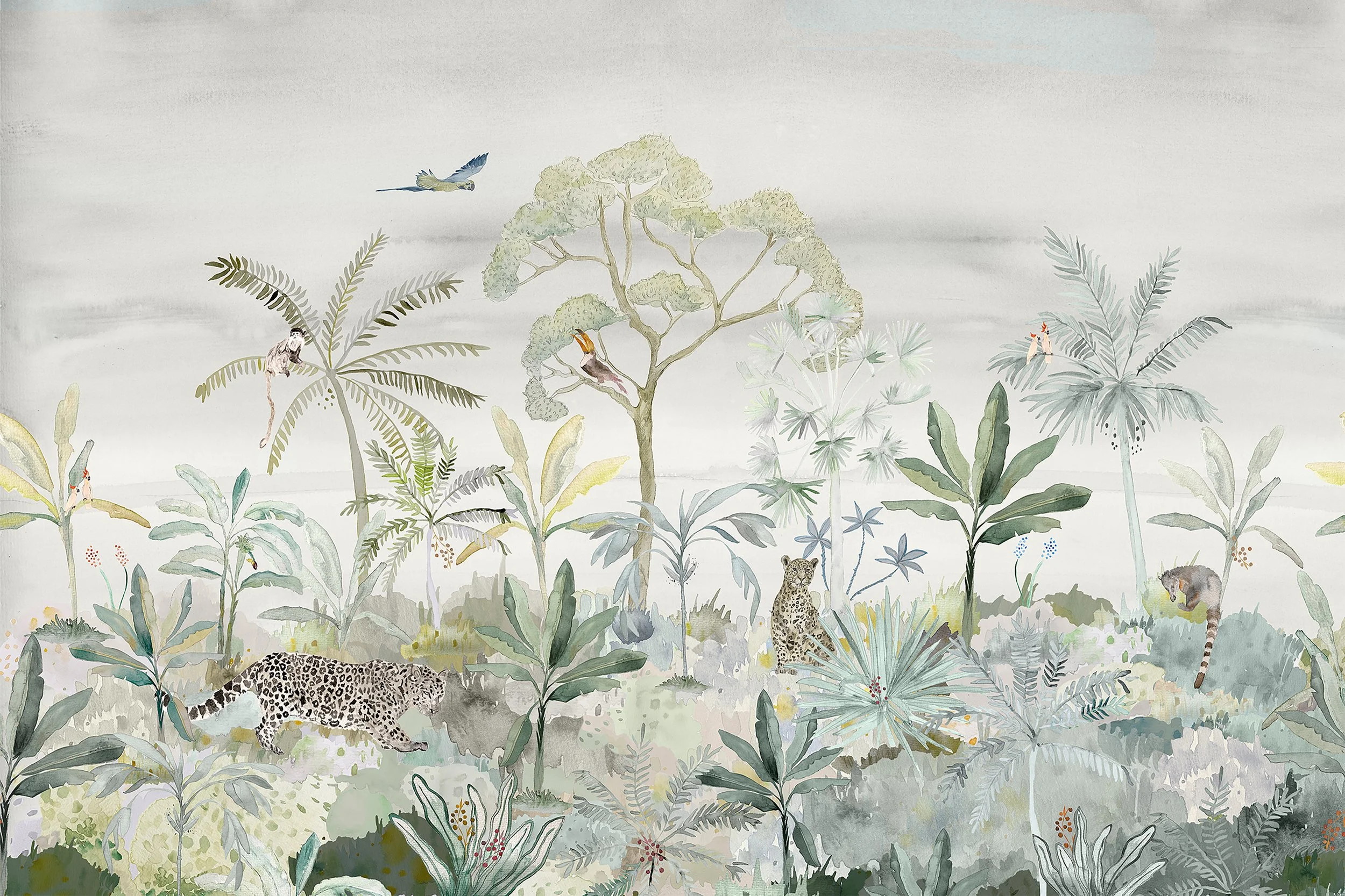 Selva Panoramic Wallpaper - Nublada