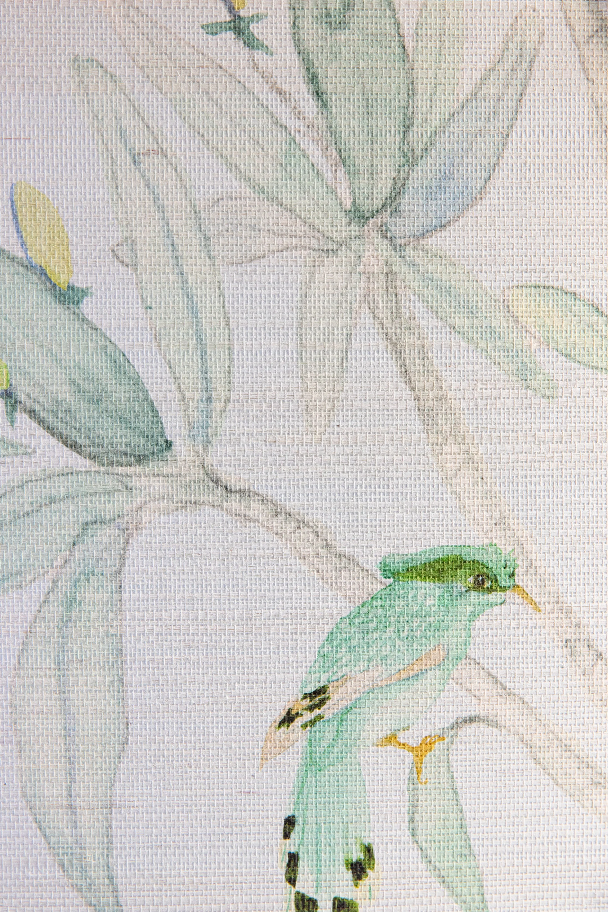 Ubatuba Panoramic Sisal Wallpaper - Blue Sky