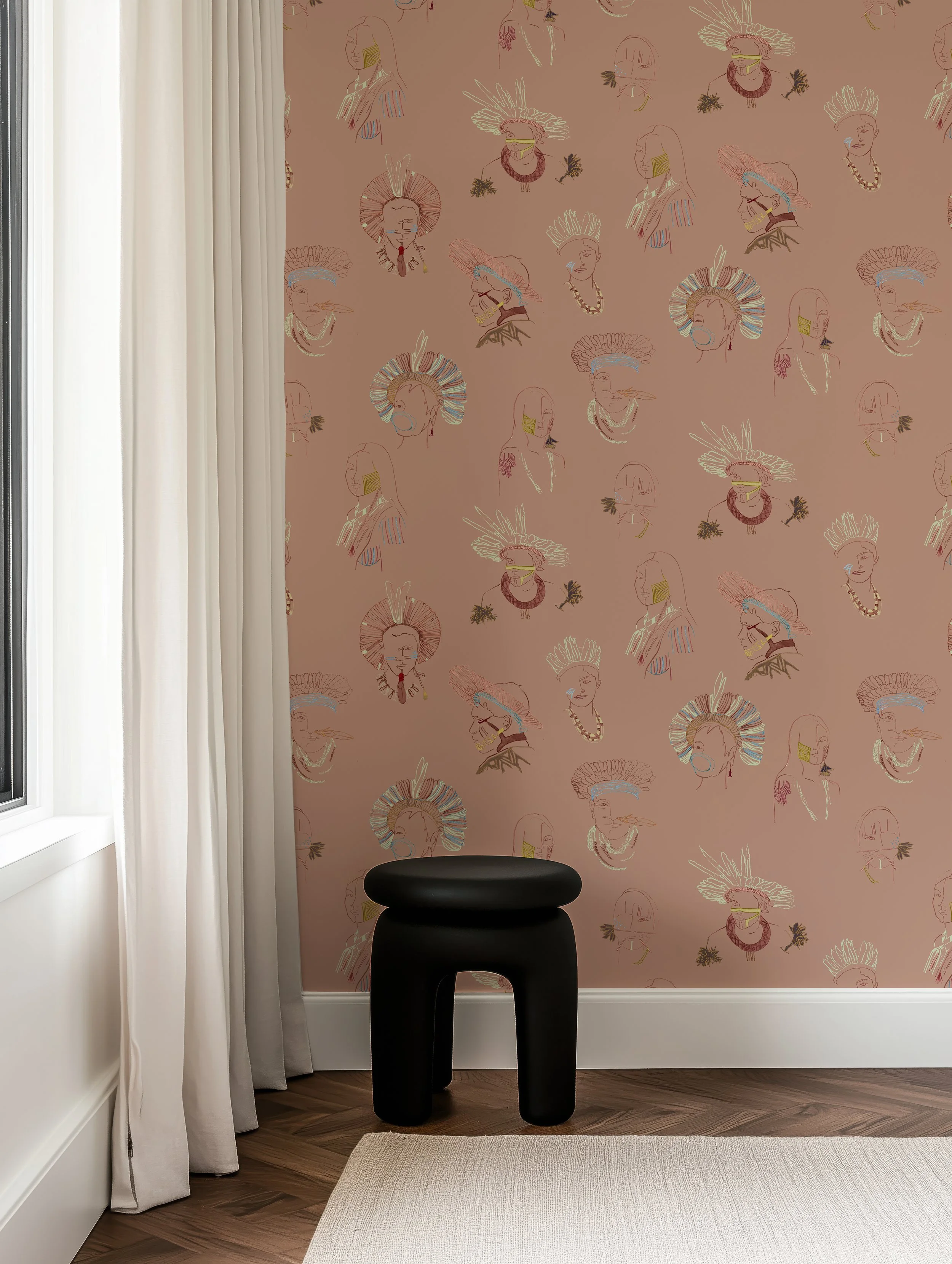 CINCO_Kariokas_Wallpaper_Pink_Terracotta_Constellation_Bedroom.jpg