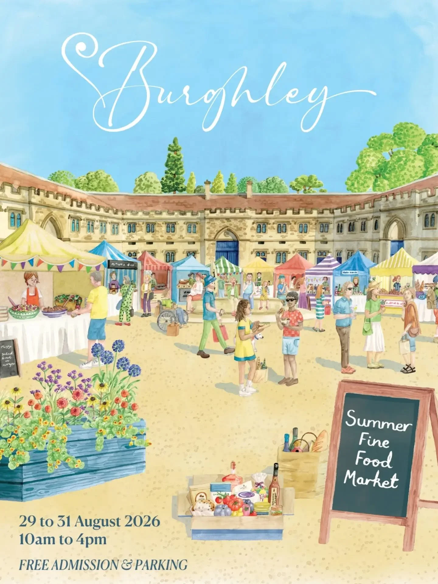It's that time of year again! Join myself and loads of other artisan producers @burghleyhouse for the Summer Fine Food Market, held over August bank holiday weekend, 10am-4pm each day. 

I'll be in the Stable Courtyard with my usual treats, savouries