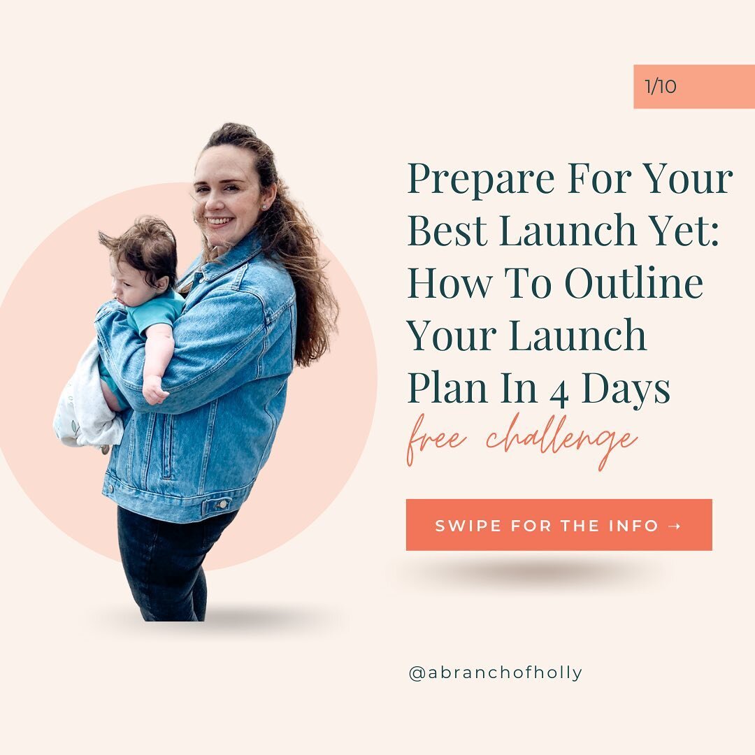 You&rsquo;re invited to one of the BEST opportunities I&rsquo;ve ever created for my audience! (And that&rsquo;s no exaggeration 😉🥳)⁣
⁣
I&rsquo;m hosting a FREE challenge called Outline Your Launch Plan in 4 Days on September 13th. And registration