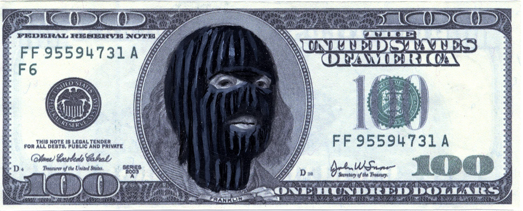 Cat Burglar Mixed Media - 2.5 x 6in - 2011