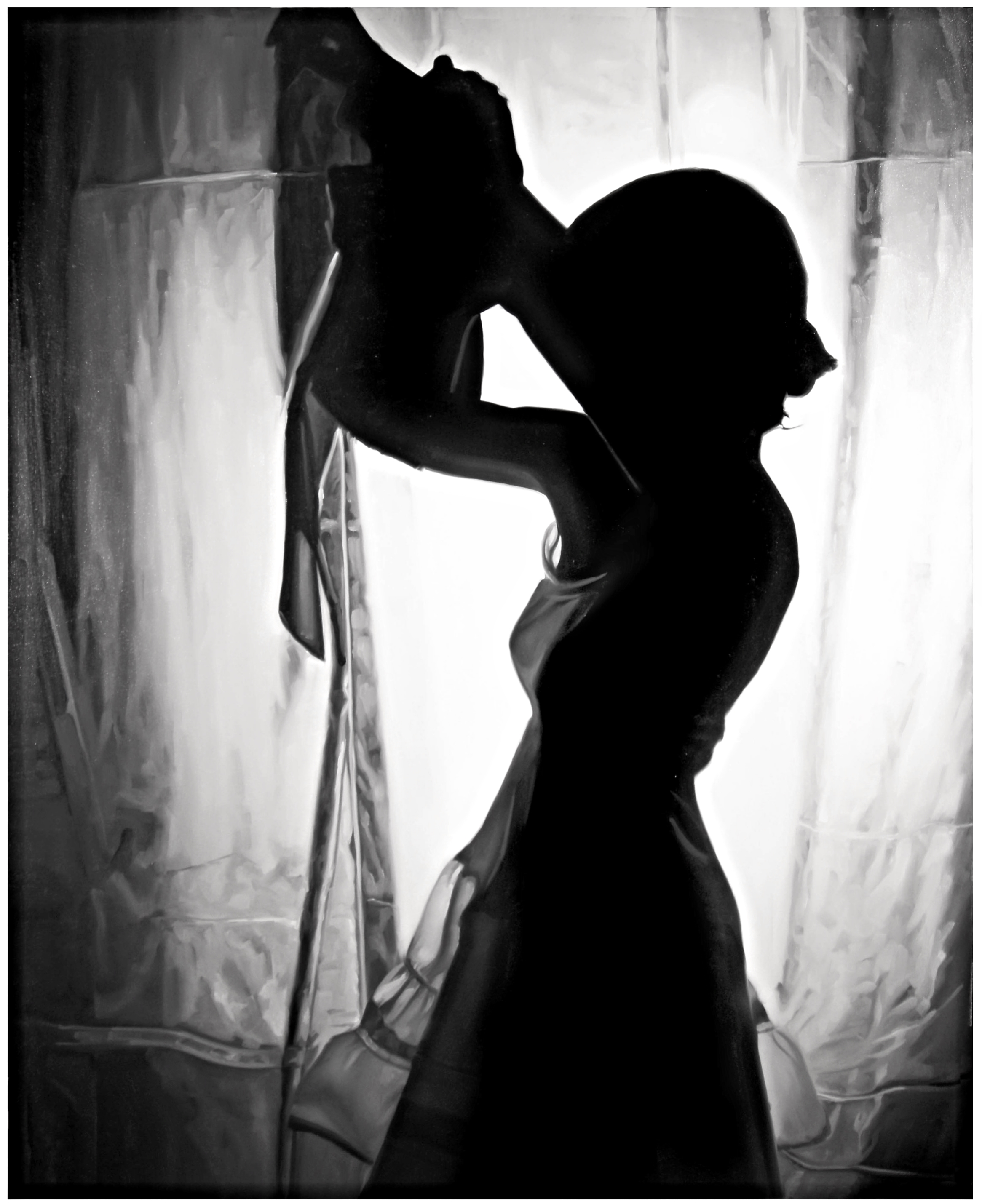 Untitled #36 ( Photo - Cindy Sherman ) Oil On Canvas - 50 x 40in - 2009