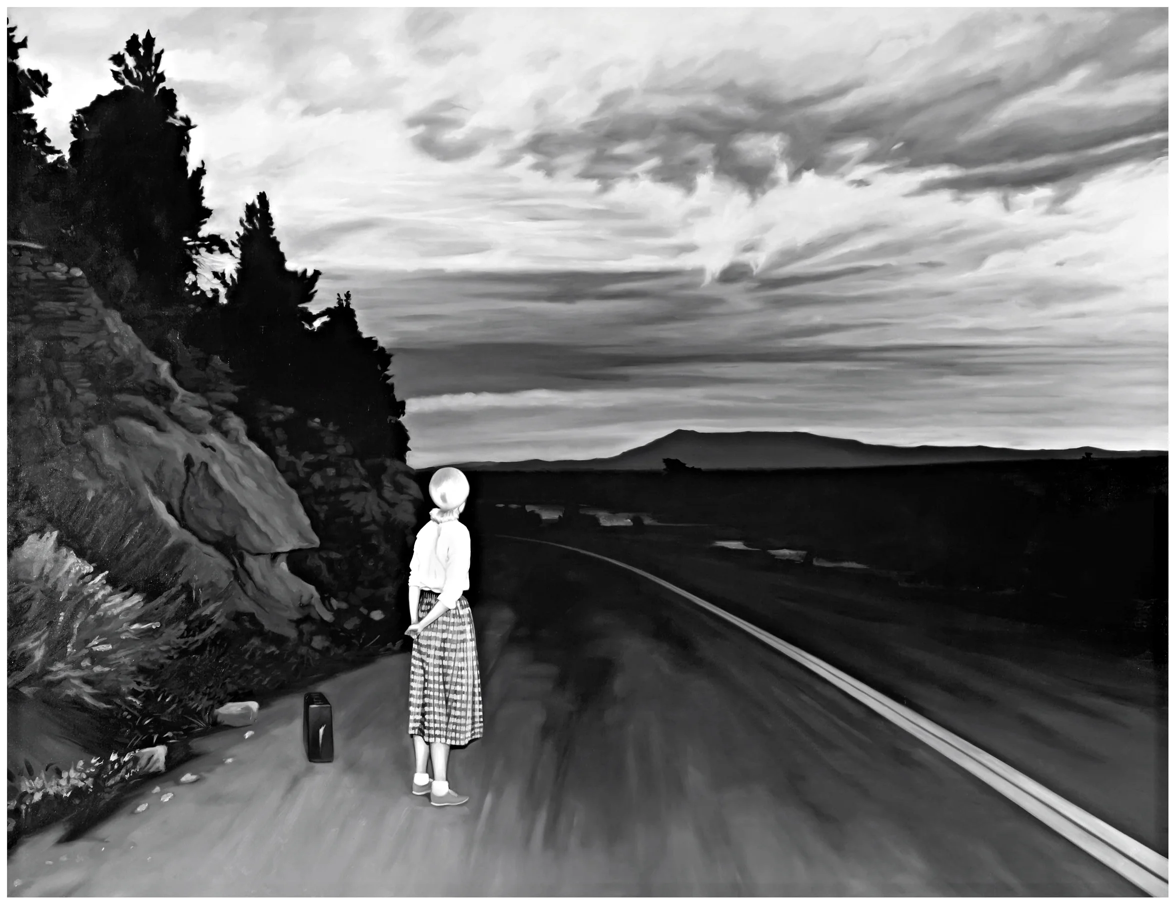 Untitled #48 ( Photo - Cindy Sherman ) Oil On Canvas - 70 x 90 - 2008