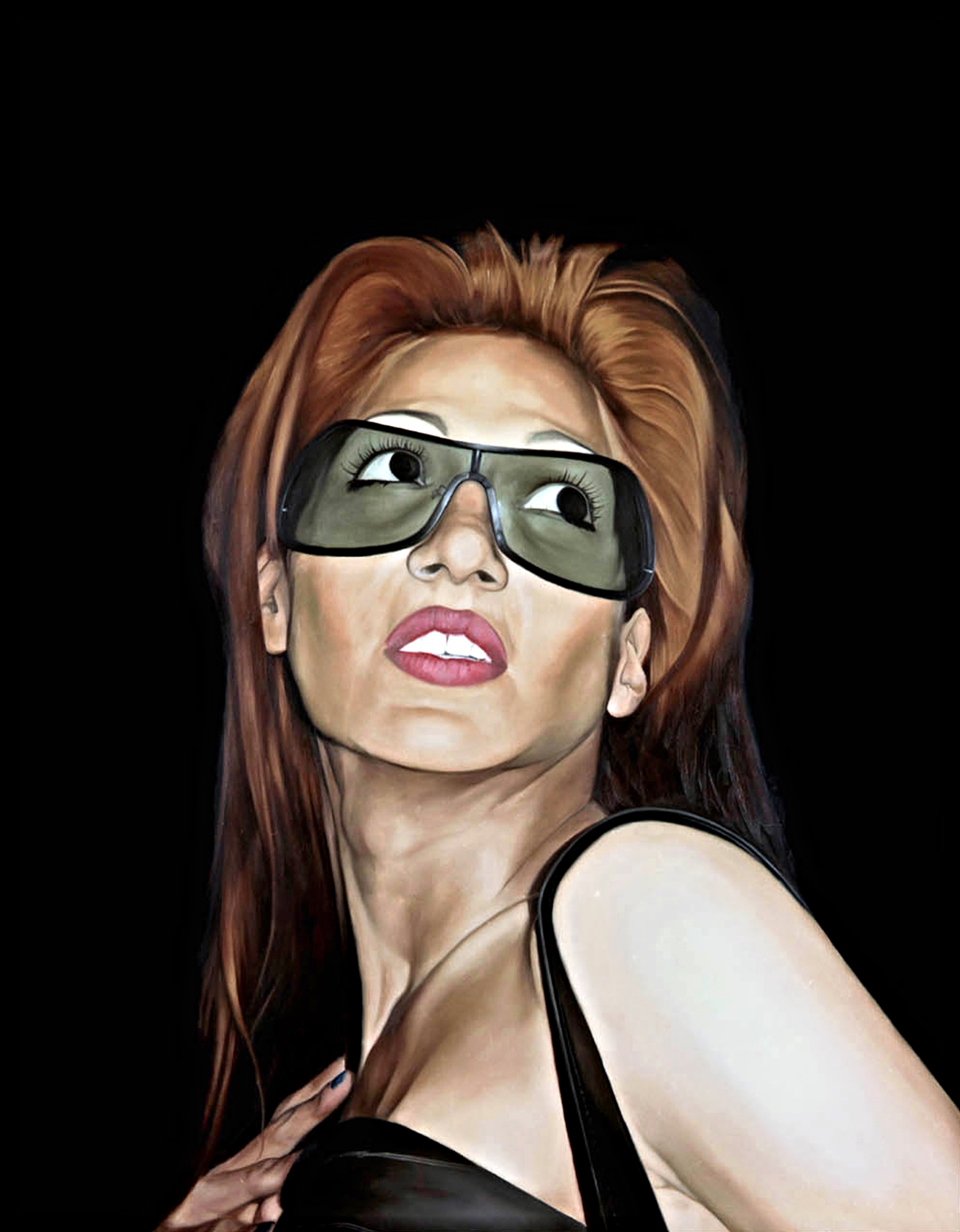 7 / 11 Girl Oil On Canvas - 60 x 46in - 2003