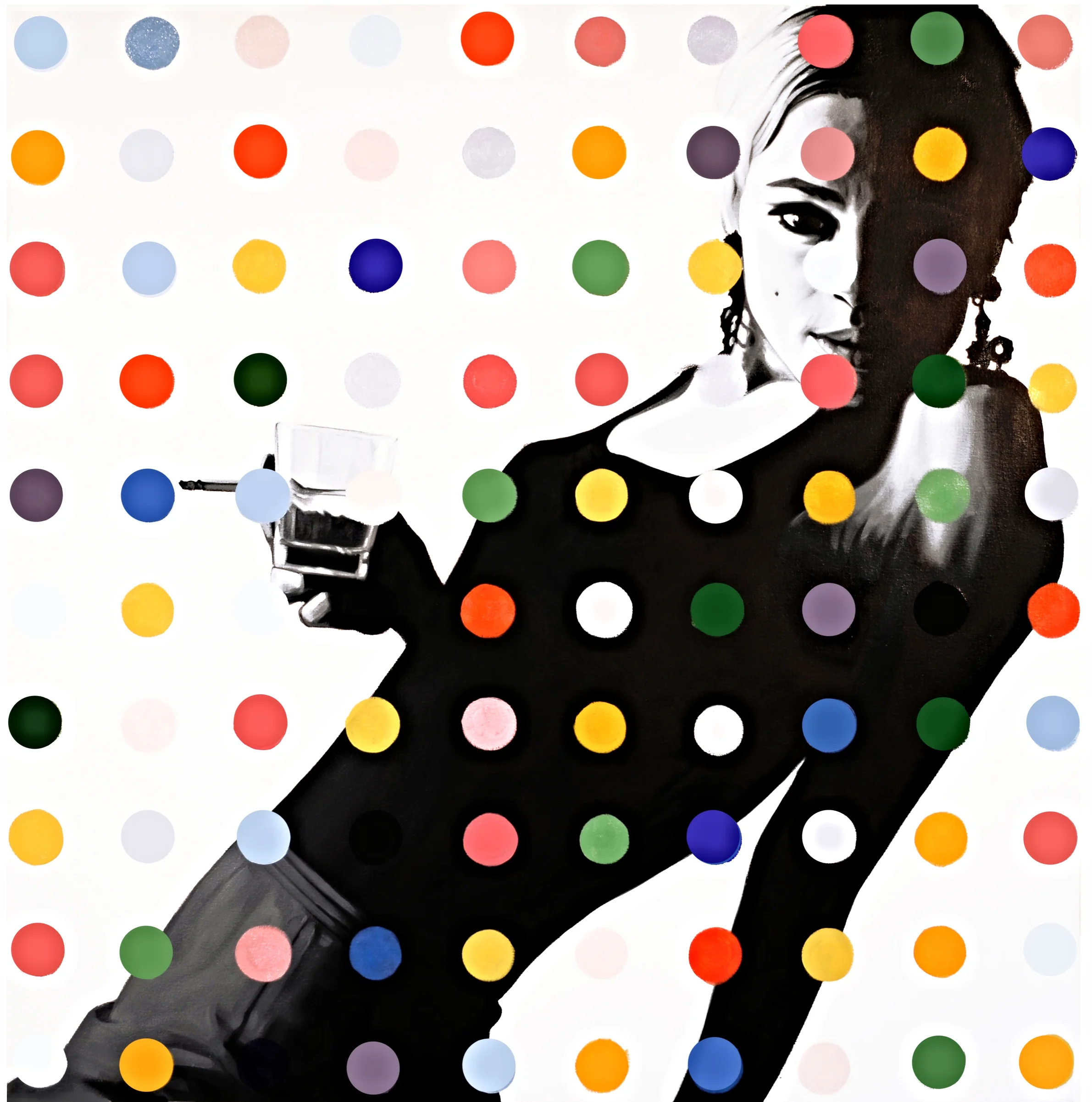 Edie Dot Oil On Canvas - 41 x 40in - 2012 SOLD