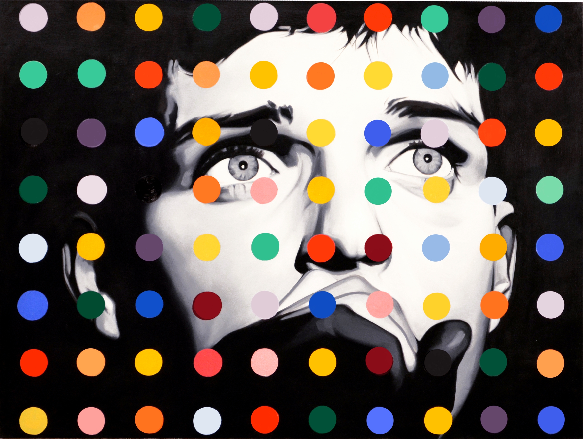 Ian Dot Oil on Canvas - 30 x 40in - 2013 SOLD