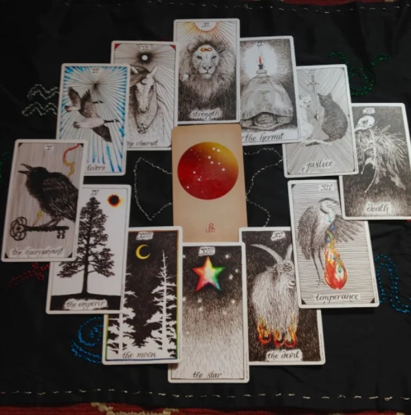 This month's Tarotscope features the Wild Unknown Tarot and the Arcana of Astrology.