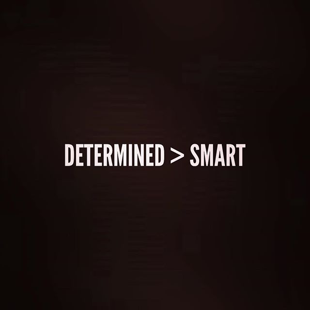 I may not be all that smart, but I am damned determined.