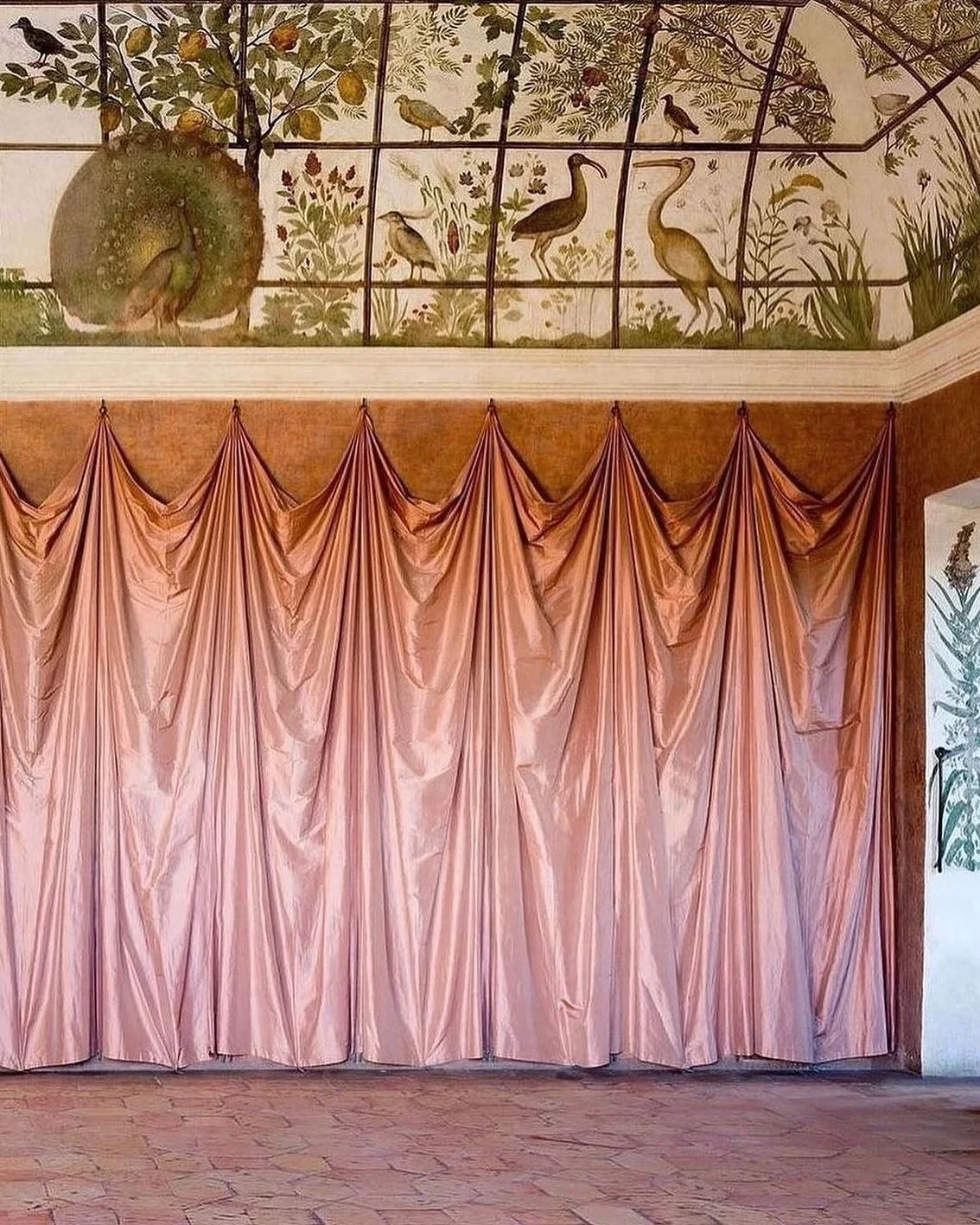 🌹 Fantasy Christmas Wish List ~ Part 3 🌹

🍧 Pink curtains ~ The &lsquo;Room of Birds&rsquo; at Villa Medici in Italy ~ via @epicdecordk .

&hearts;️ Big hearts ~ A series by Bogdanko Poznanovic, 1970.

🎀 Pink hair and pillows ~ Kate by Juergen Te