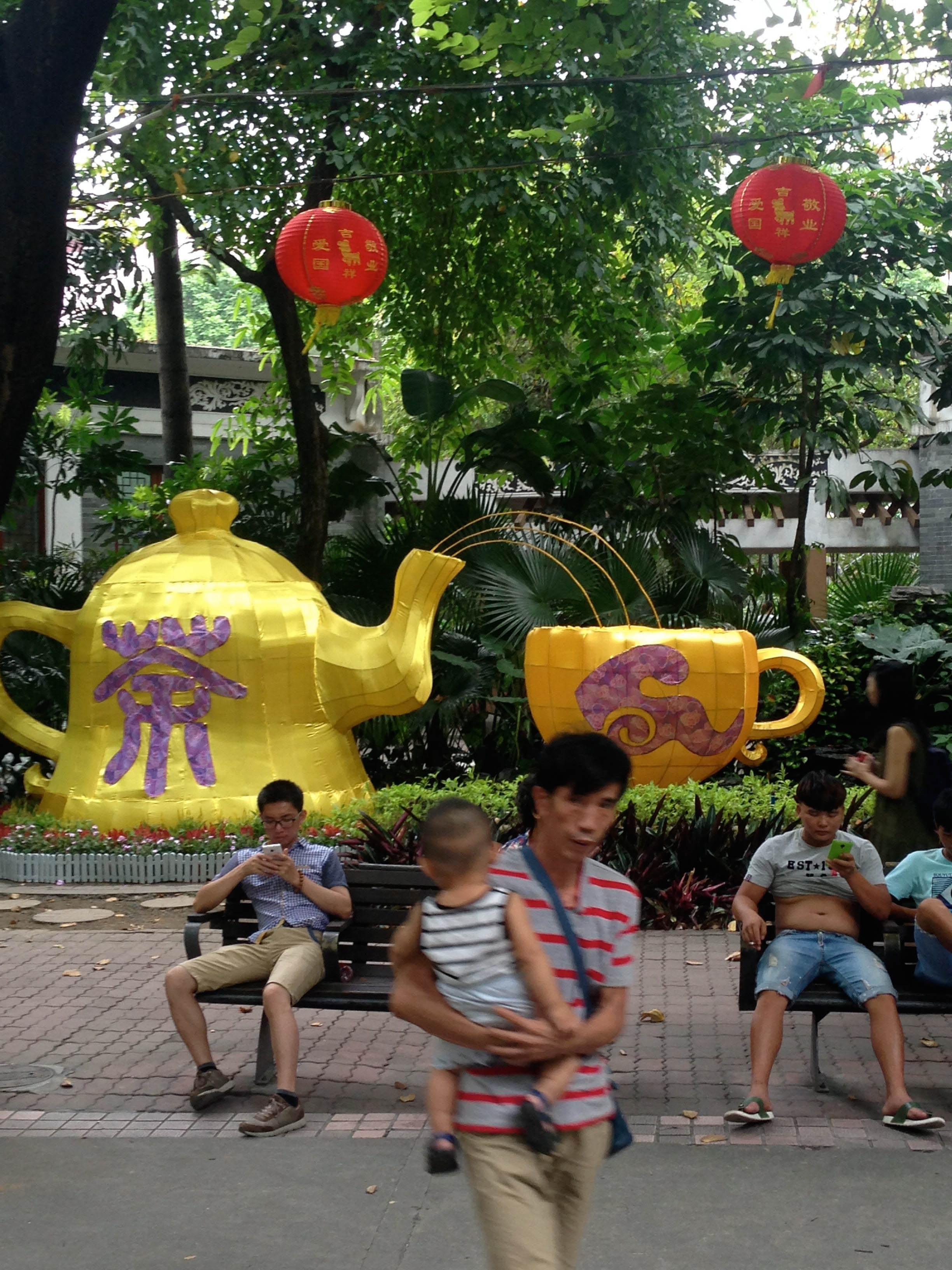 I'm not really sure what's going on here. There was some sort of set up along the street celebrating Chinese culture. Lots of cool stuff to see. 