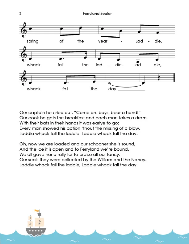 Young Sailors Sheet Music_Ferryland Sealer 2.jpg