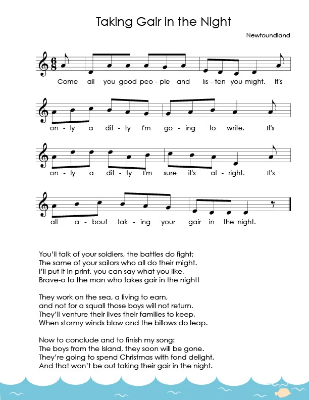 Young Sailors Sheet Music_Taking Gair in the Night.jpg