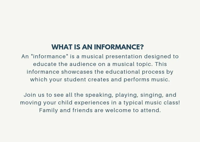 Planning an Elementary Music Informance: Part 2 — Victoria Boler
