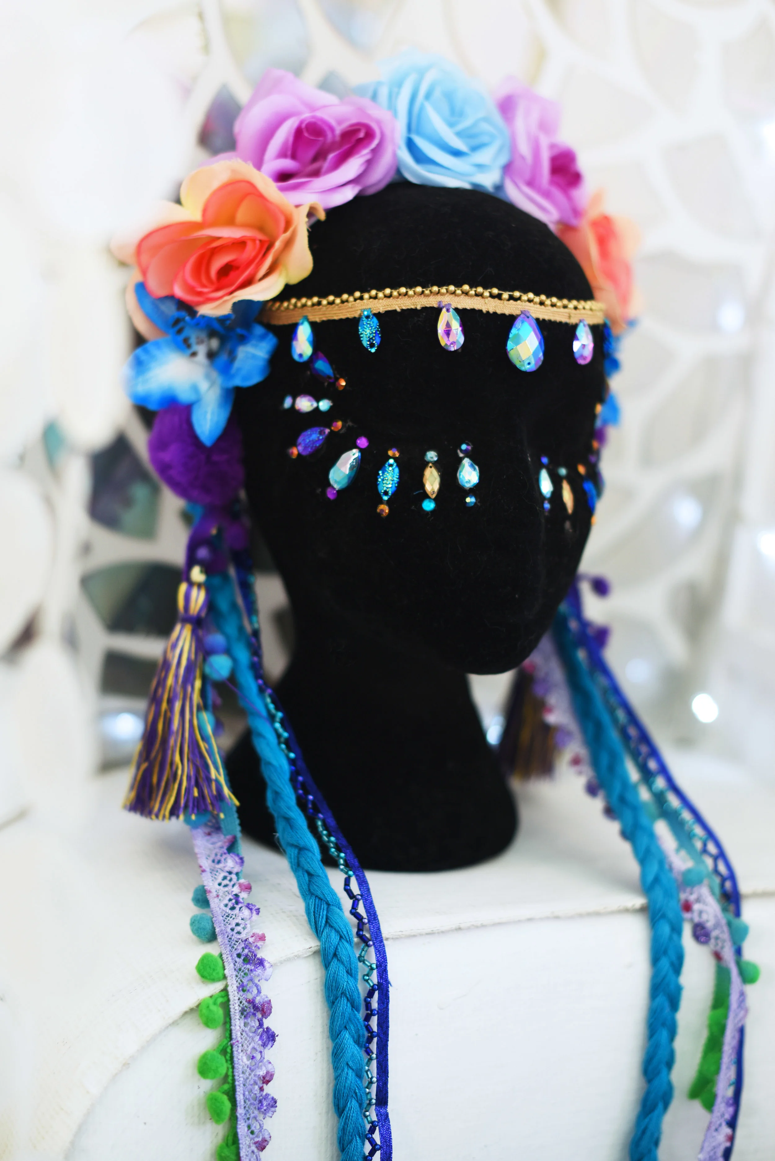 rainbow butterfly headdress mannequin side.jpg