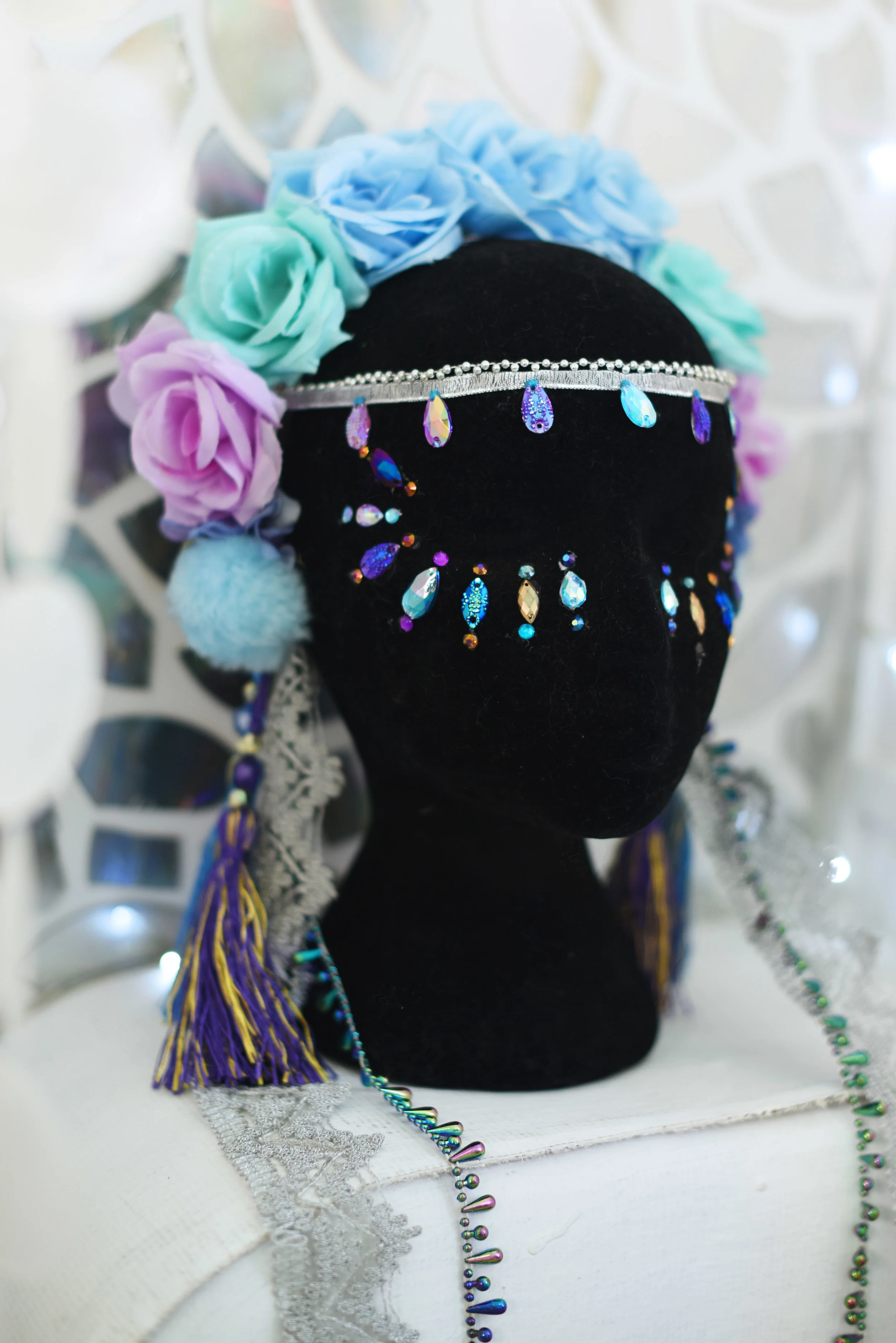 pastel blue & lilac headdress mannequin side.jpg