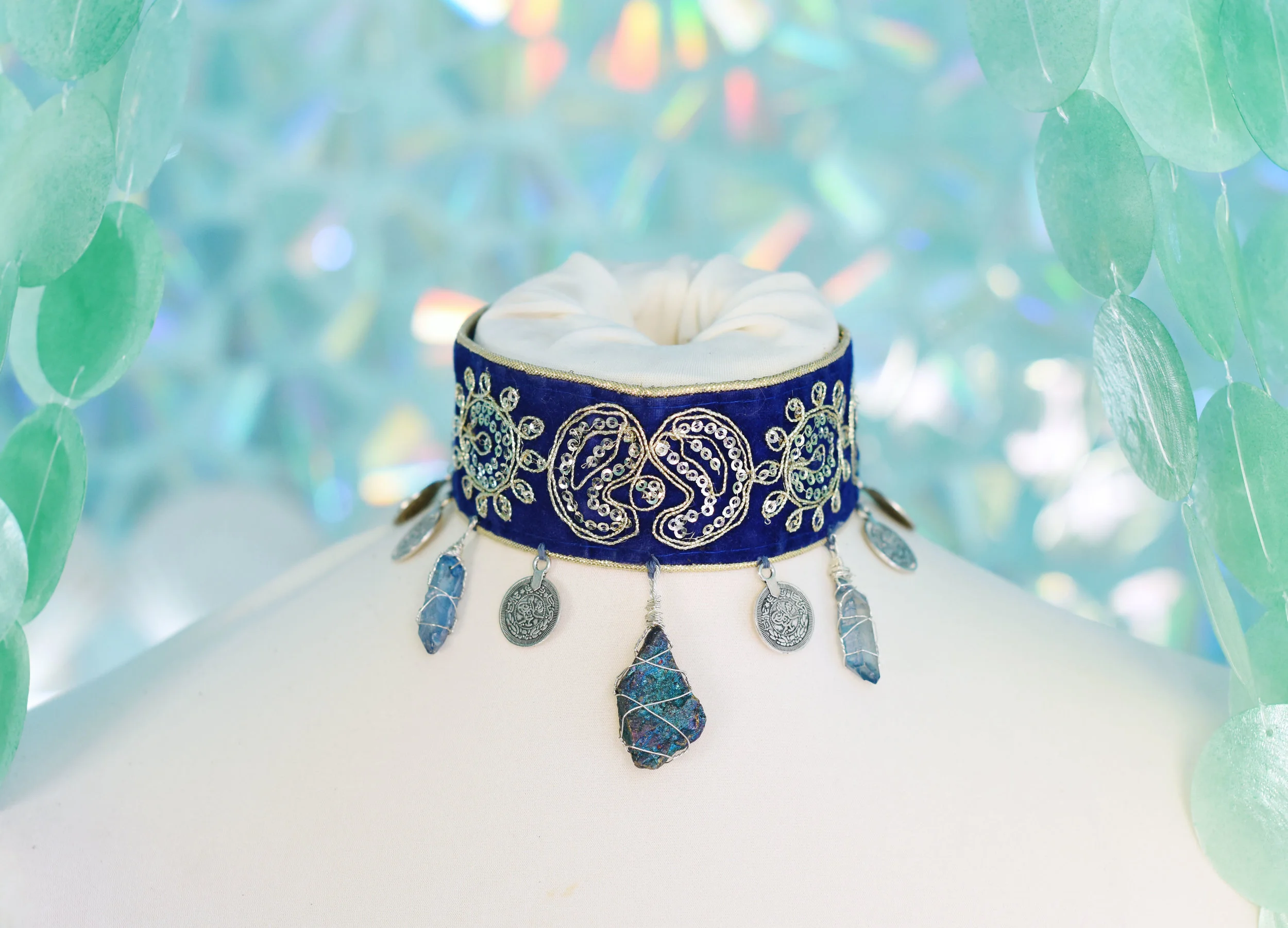 navy embroidered choker front.jpg