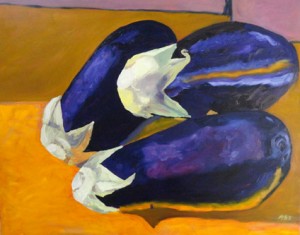 EggplantOil on canvas 24x20  SOLD