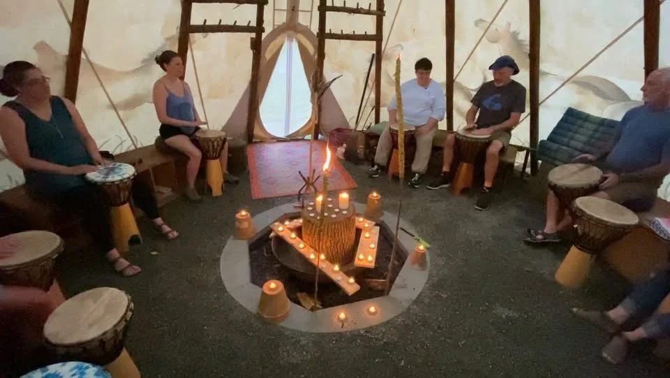 Friday Fun Full Moon Drum Circle with Matthew