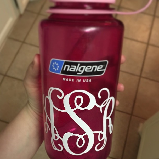 Personalized water bottle