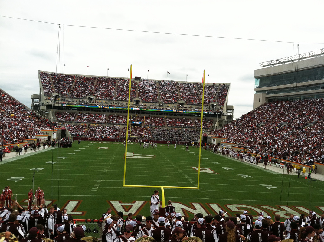 { Exhilarating; probably the one word I can use to describe Virginia Tech football games. }