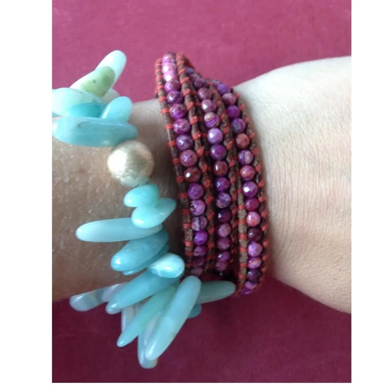 { Layering bracelets is my new love. }