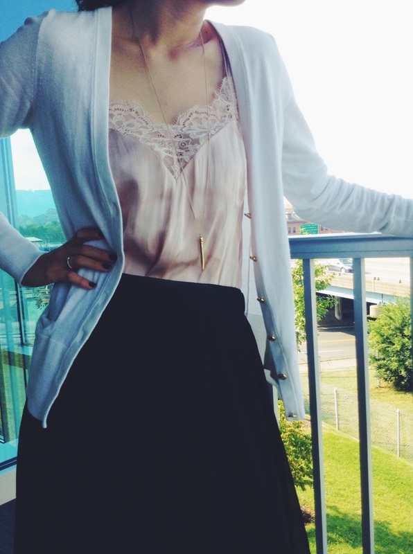 { Blush tones + lace = love }