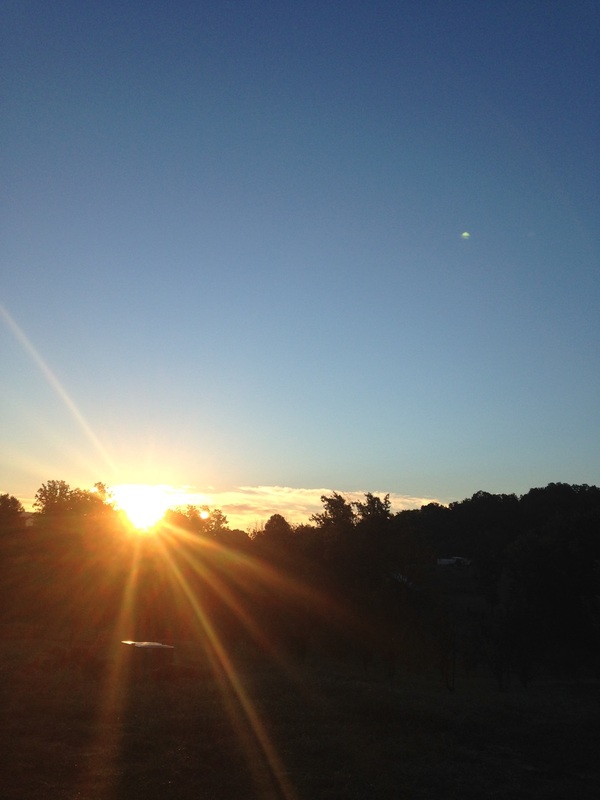 { Sometimes you just need to slow down + watch the sun rise. }