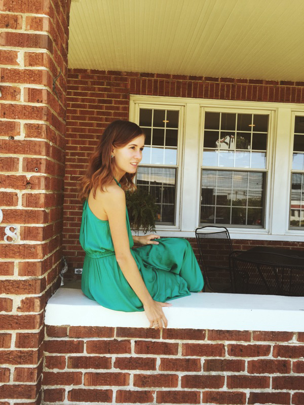 { This emerald dress is everything. }