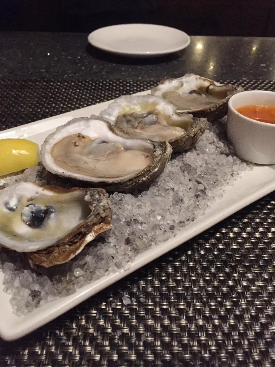 { Apparently it was National Oyster Day. }