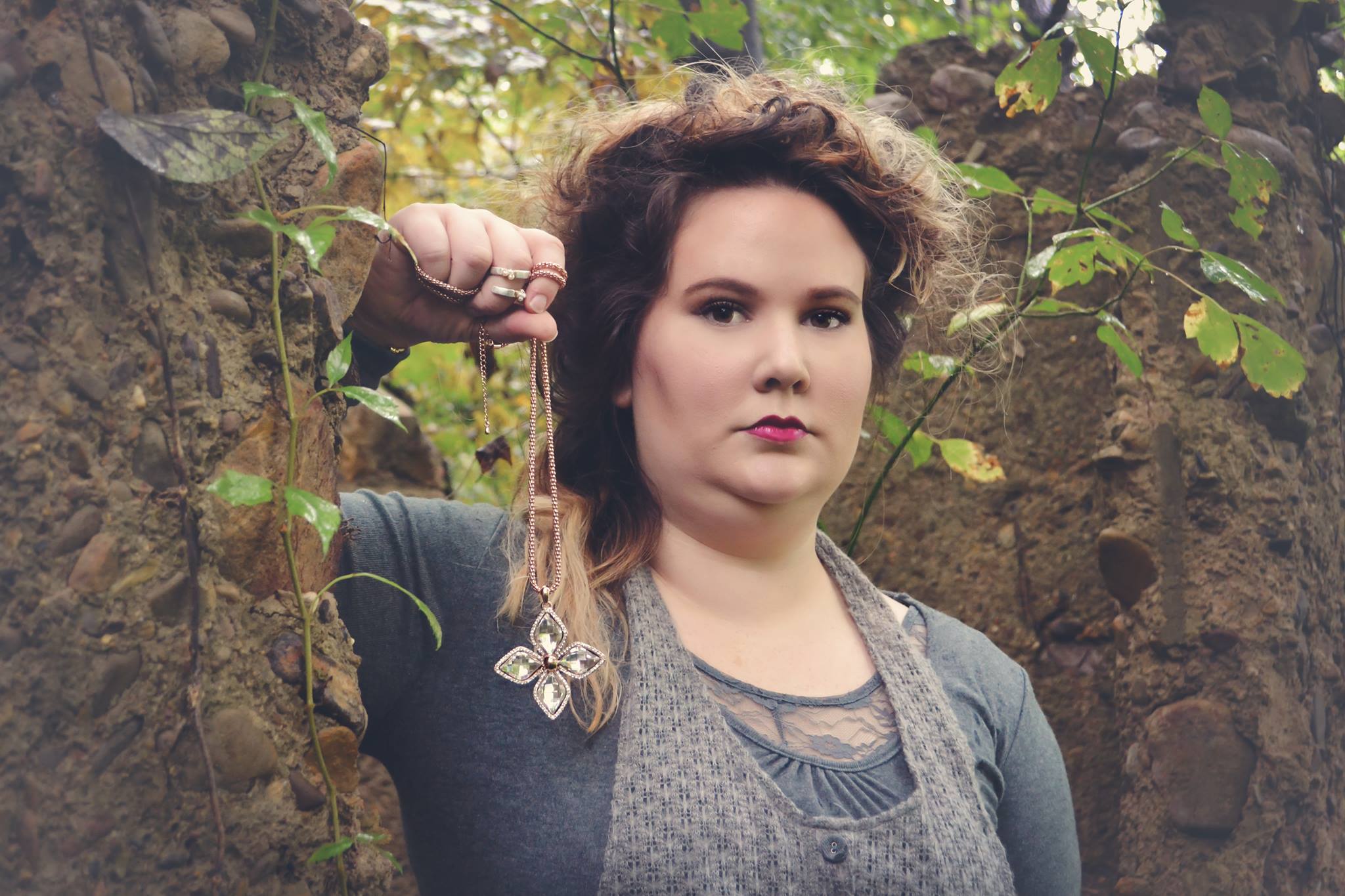 { Giving Bette Midler a run for her money. }