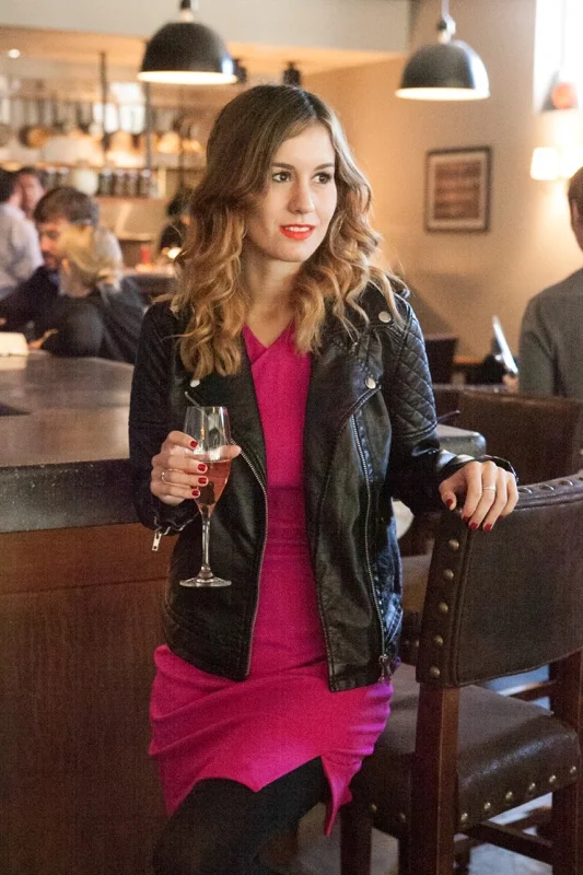 { A leather moto jacket is essential. Always. }