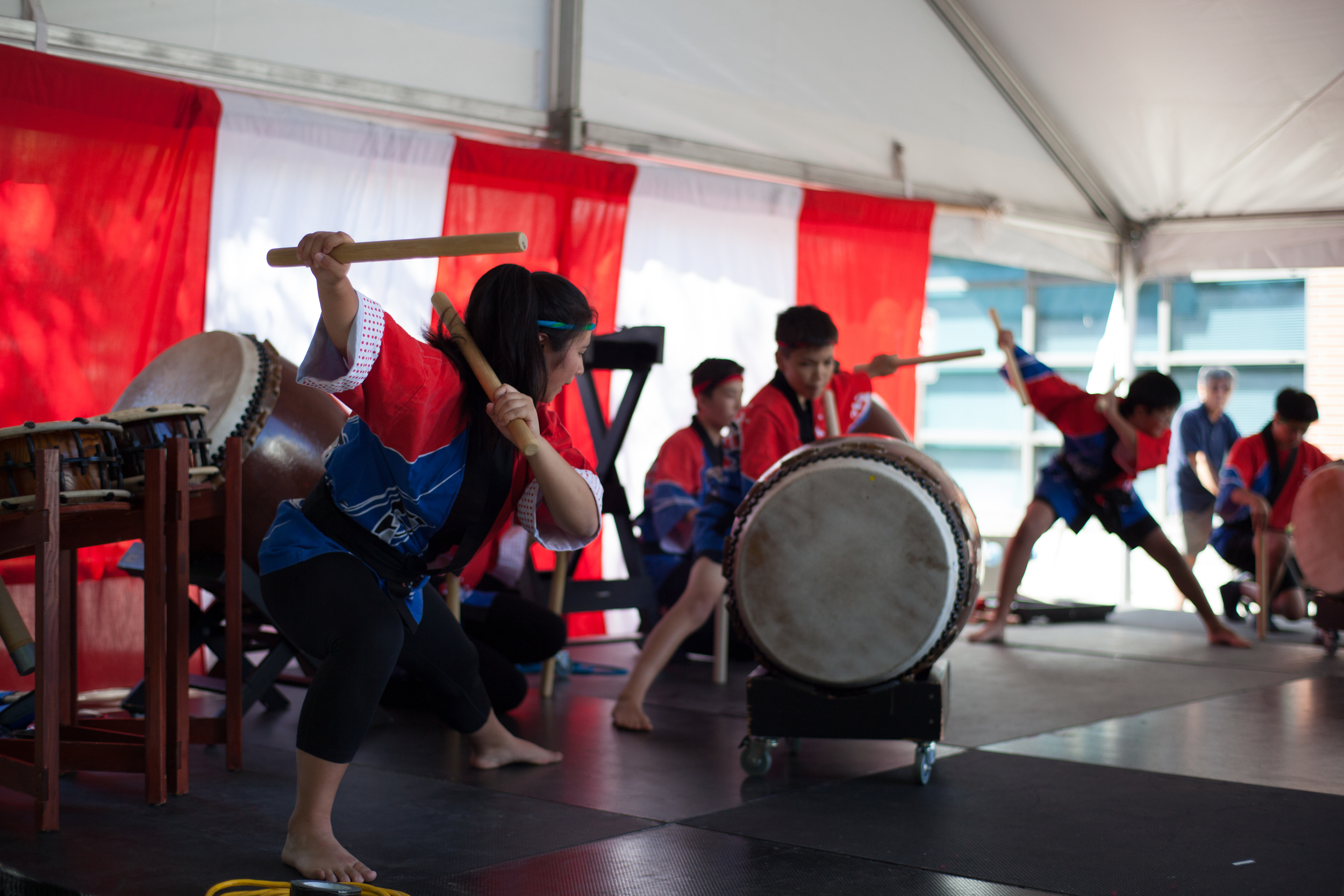 Chibi Taiko drummers.