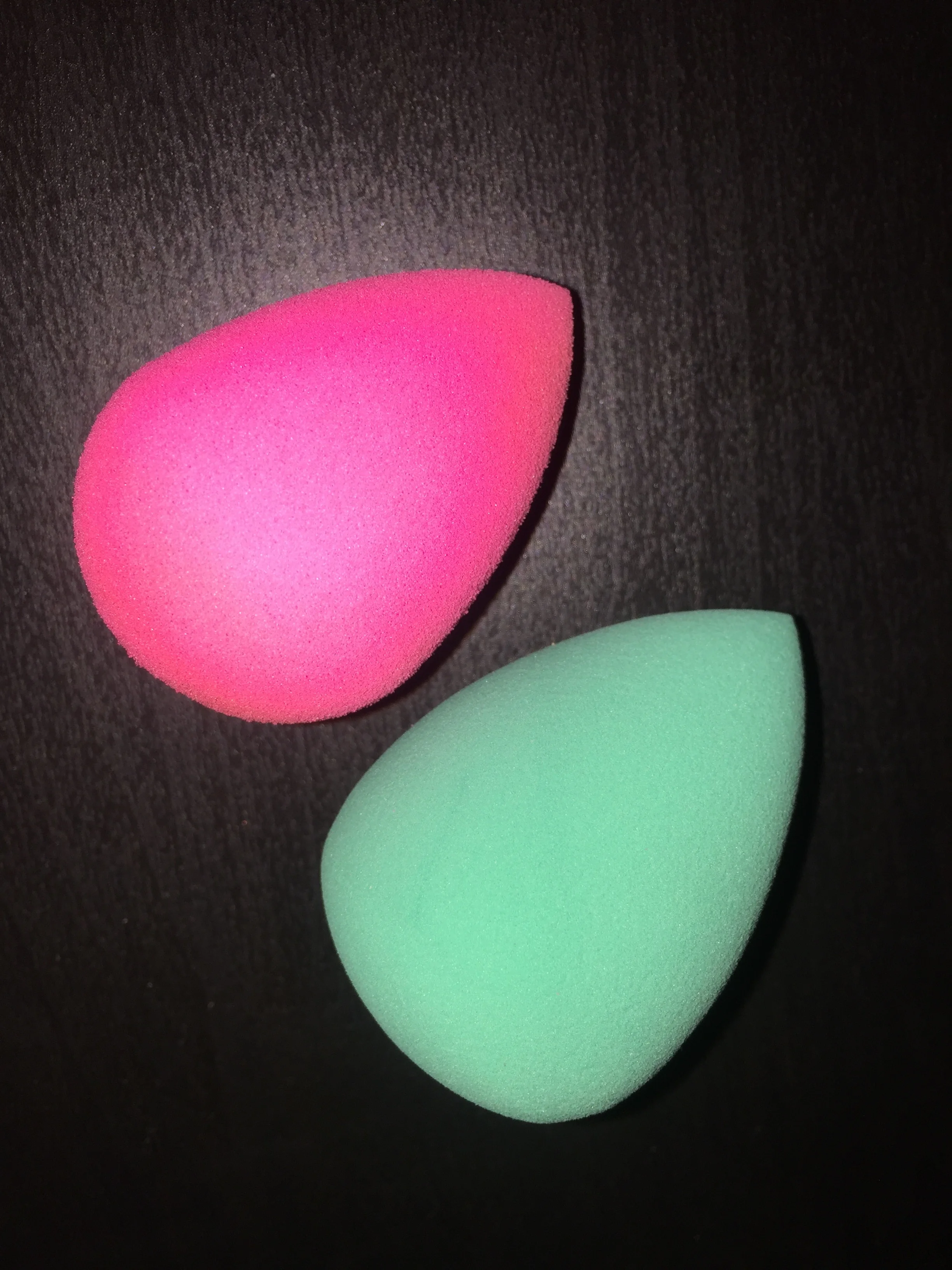 Top: The Original Beauty Blender; Bottom: Revive Beauty Makeup Applicator Sponge