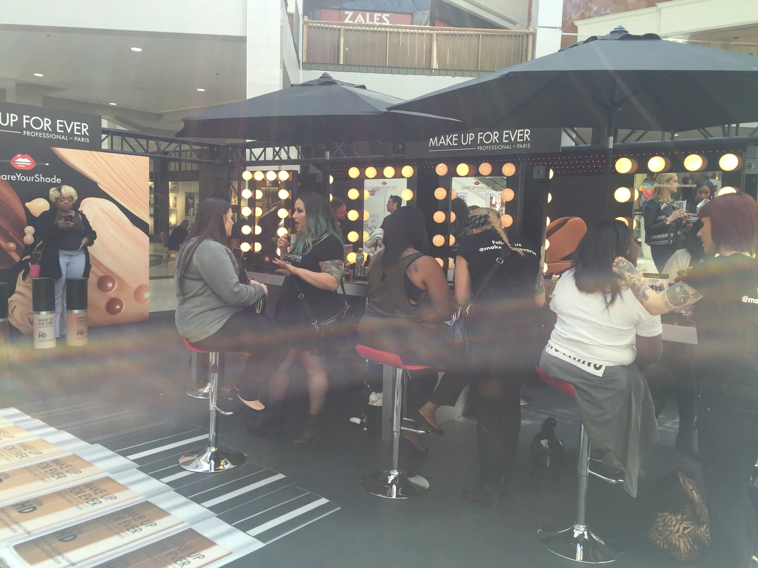 Make Up For Ever's #ShareYourShade Mega Event at Perimeter Mall, Atlanta, Georgia