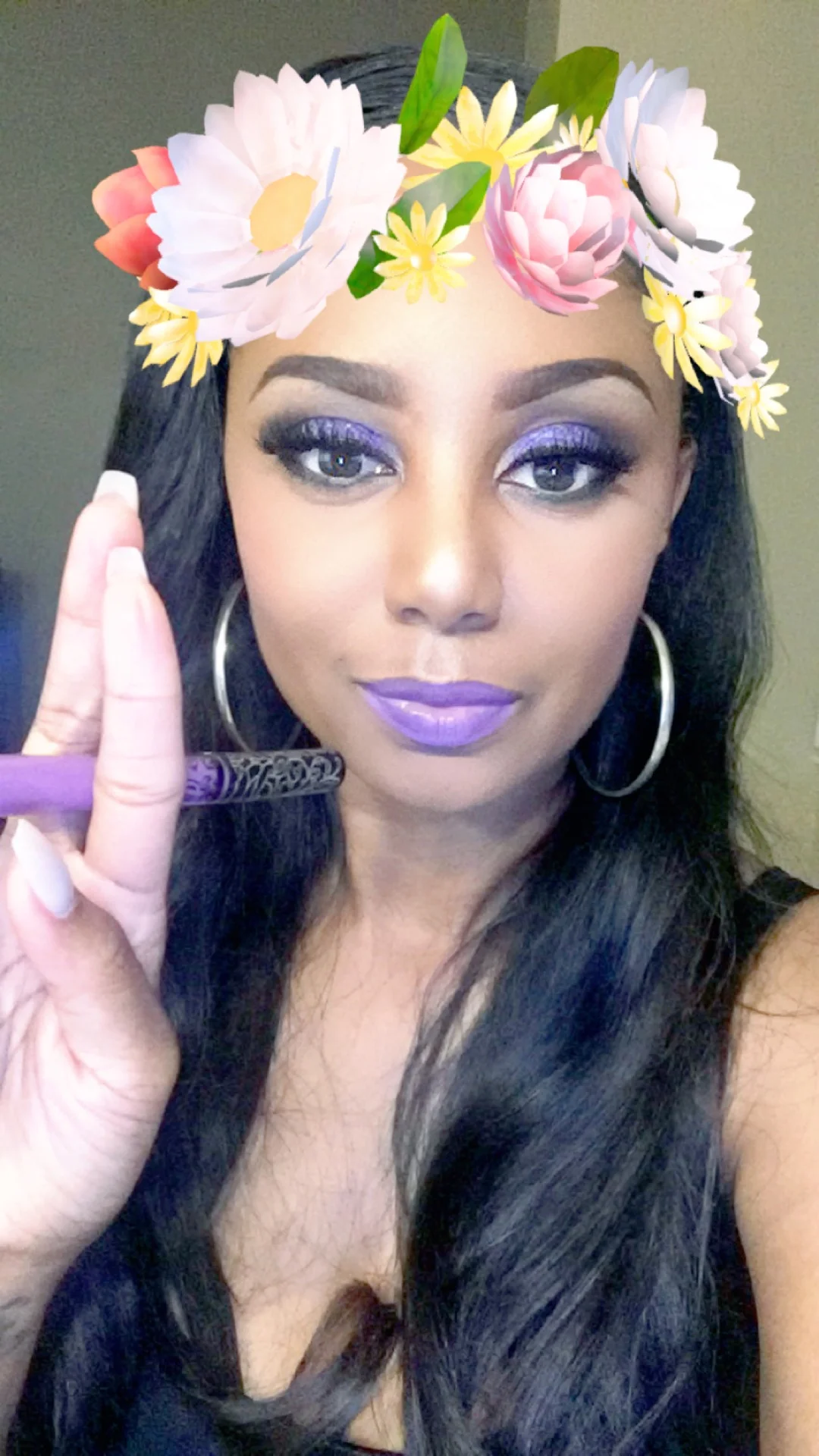 Playing around with filters on Snapchat