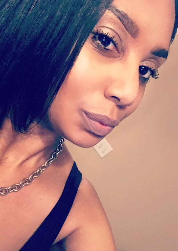 My eyes are tired after a long day, but the mascara is still intact.