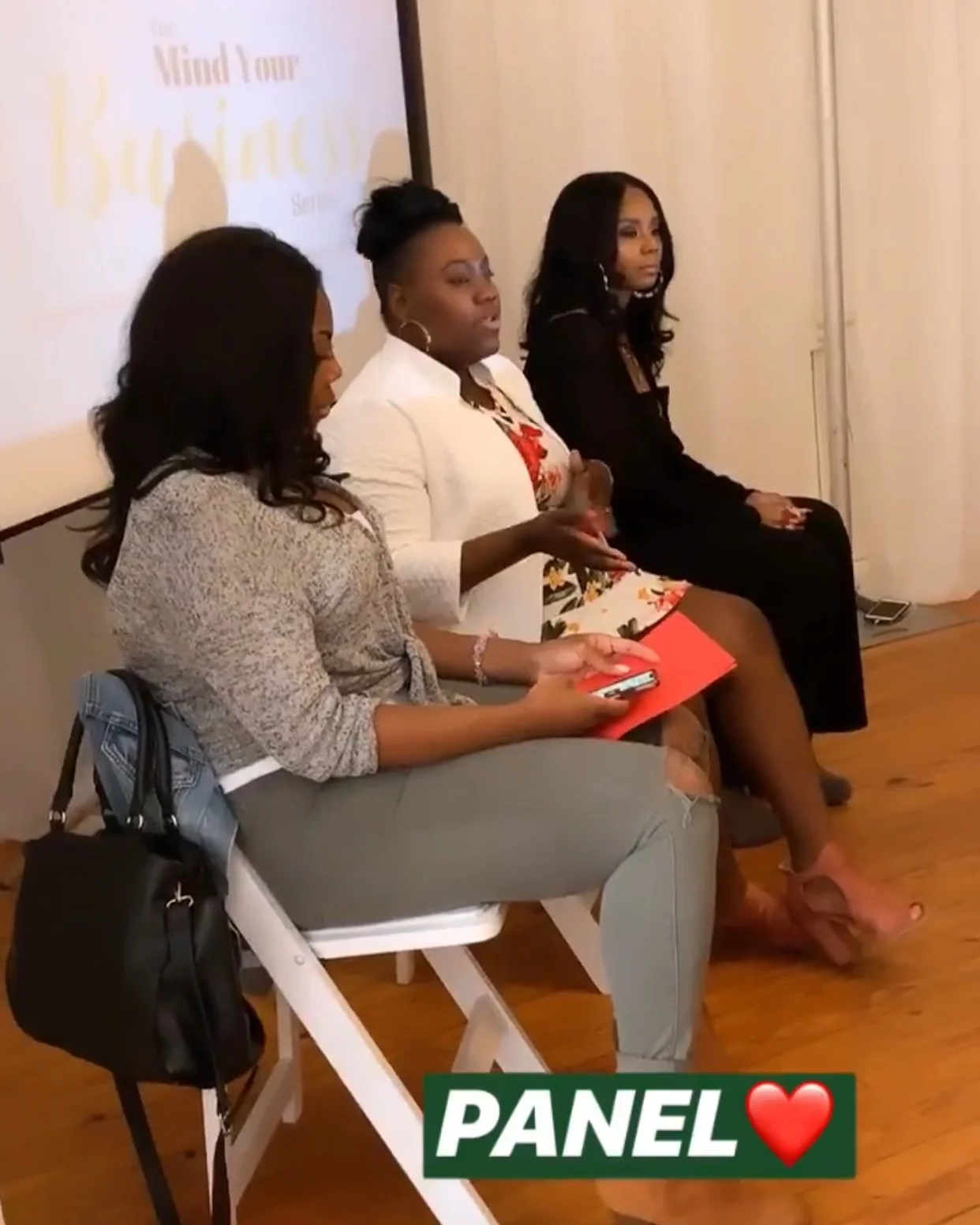 Yikes! I was caught during some deep thoughts. The panel was amazing!