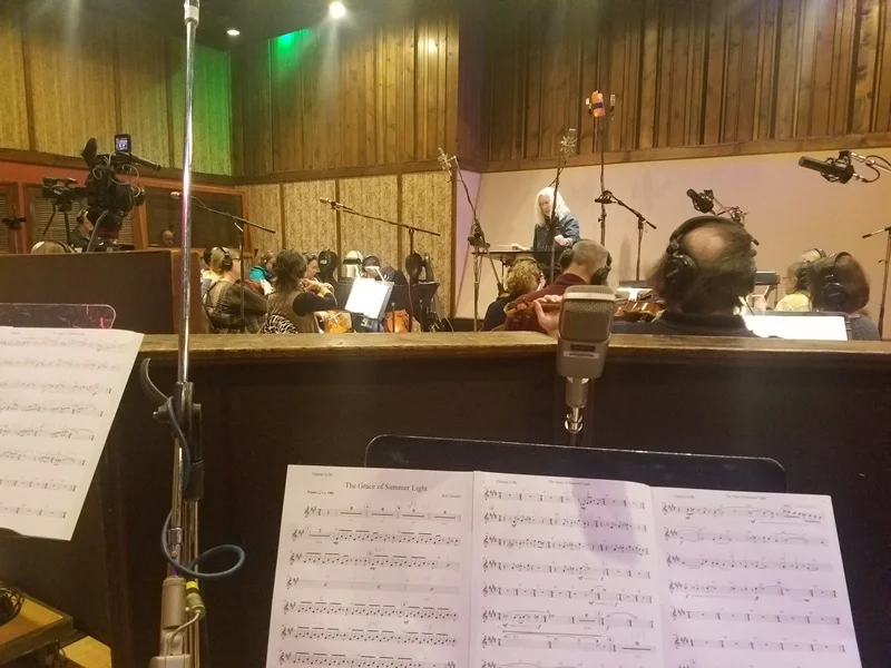 "THE GRACE OF SUMMER LIGHT" FOR GUITAR & ORCHESTRA:SCORE + ALL INDIVIDUAL INSTRUMENT PARTS (PDF)