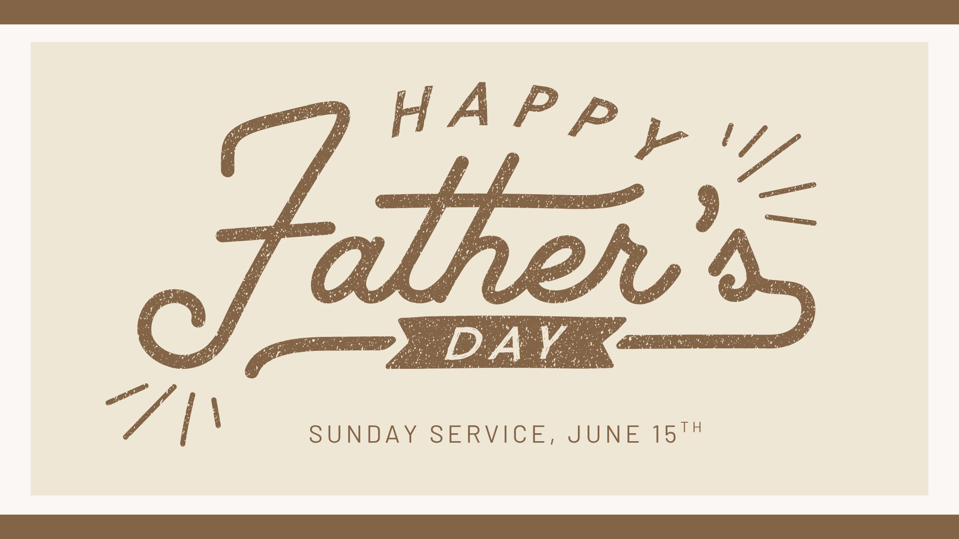 Father's Day Service
