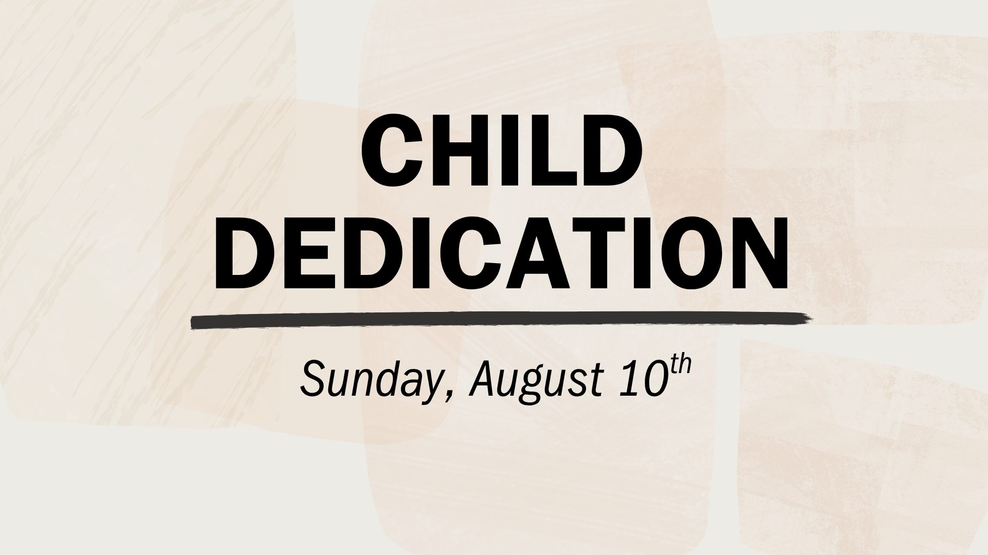Child Dedications