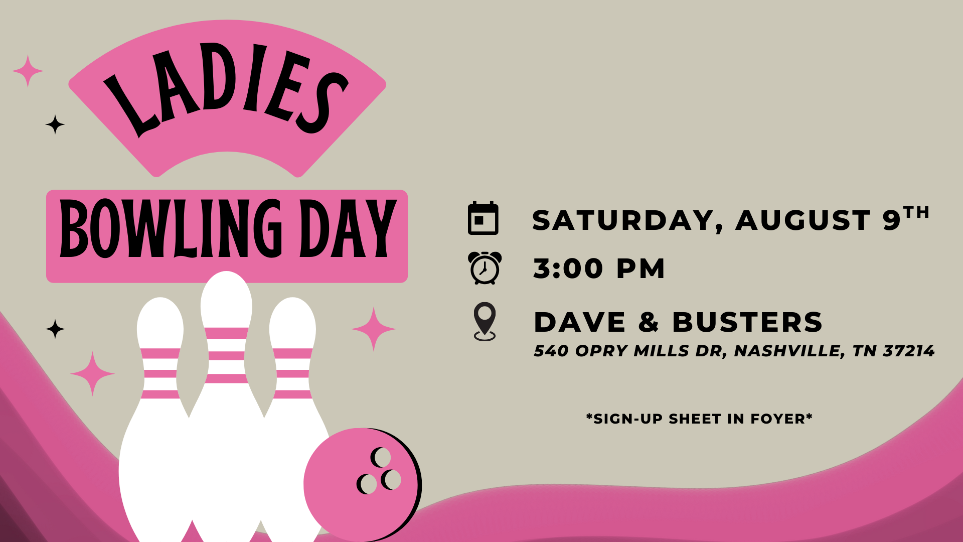 Ladies Bowling Day
