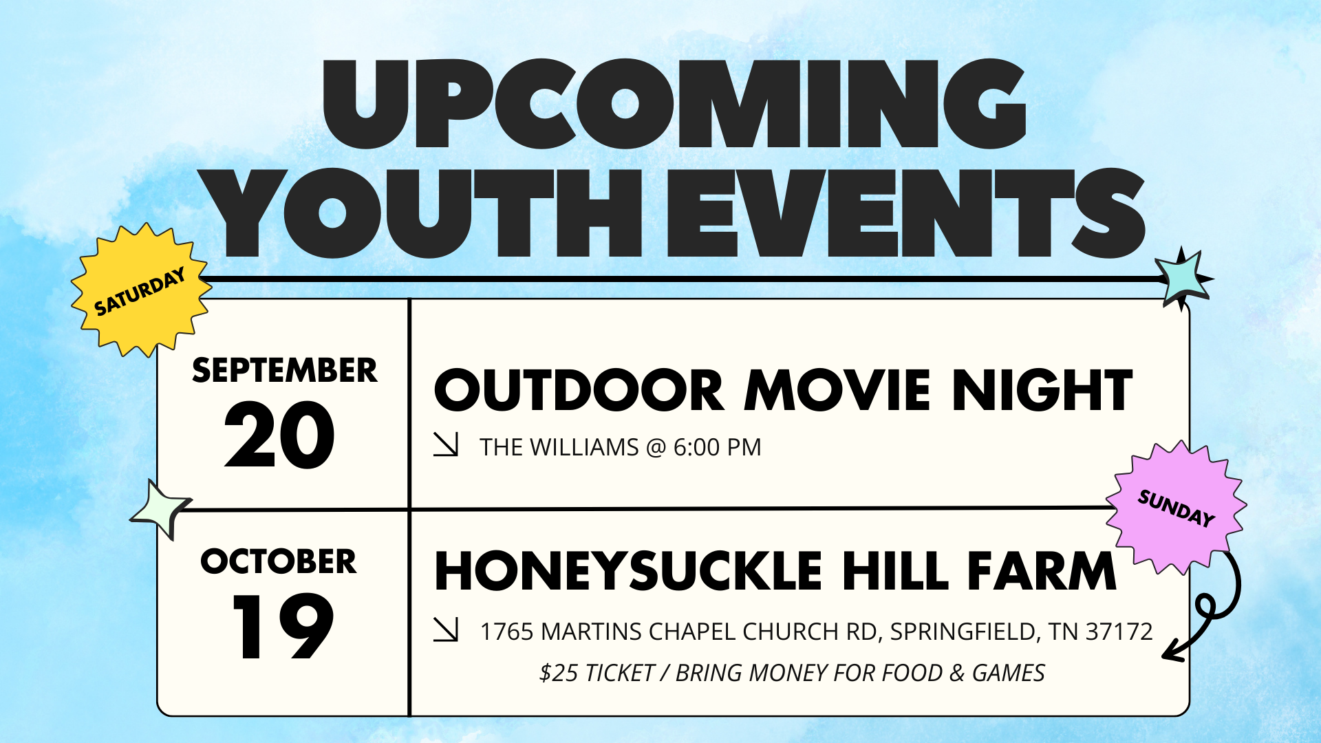 Youth Outdoor Movie Night