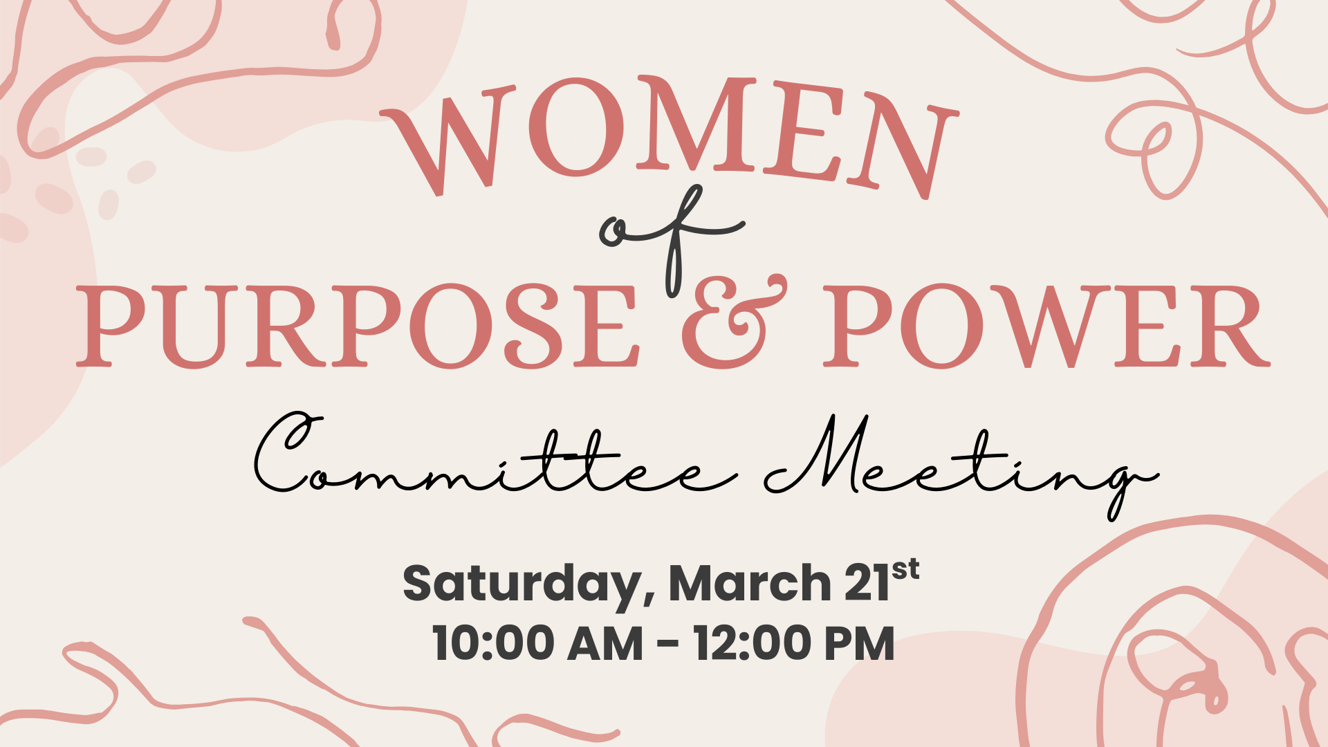 Ladies Committee Meeting