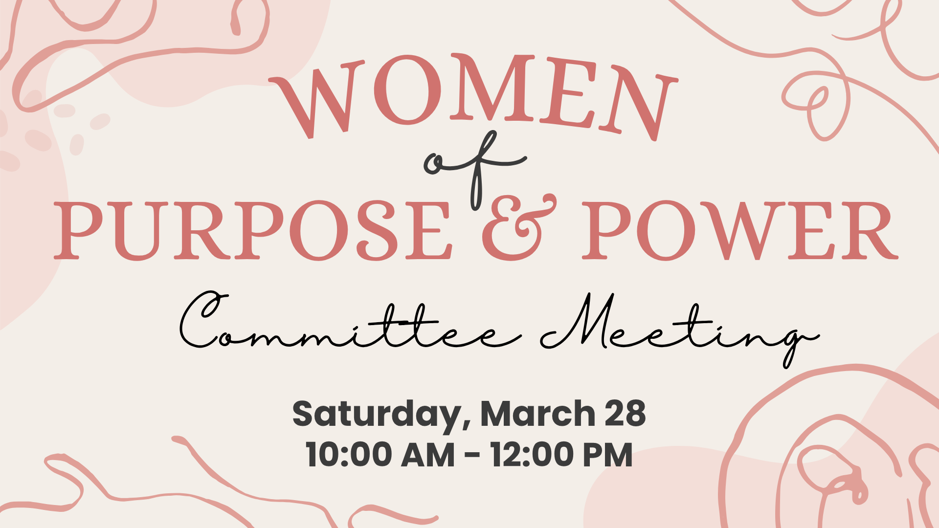 Ladies Committee Meeting