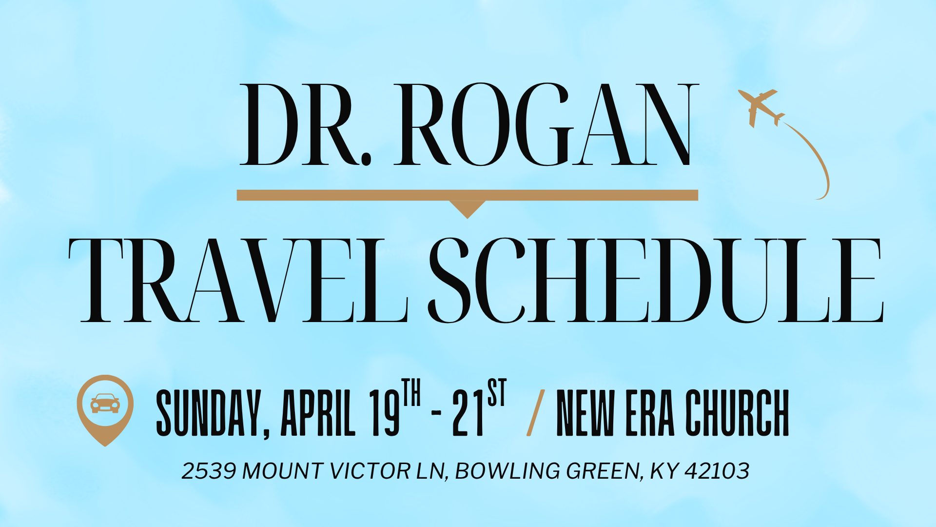 Dr. Rogan &amp; Pastor Cynthia at New Era Church