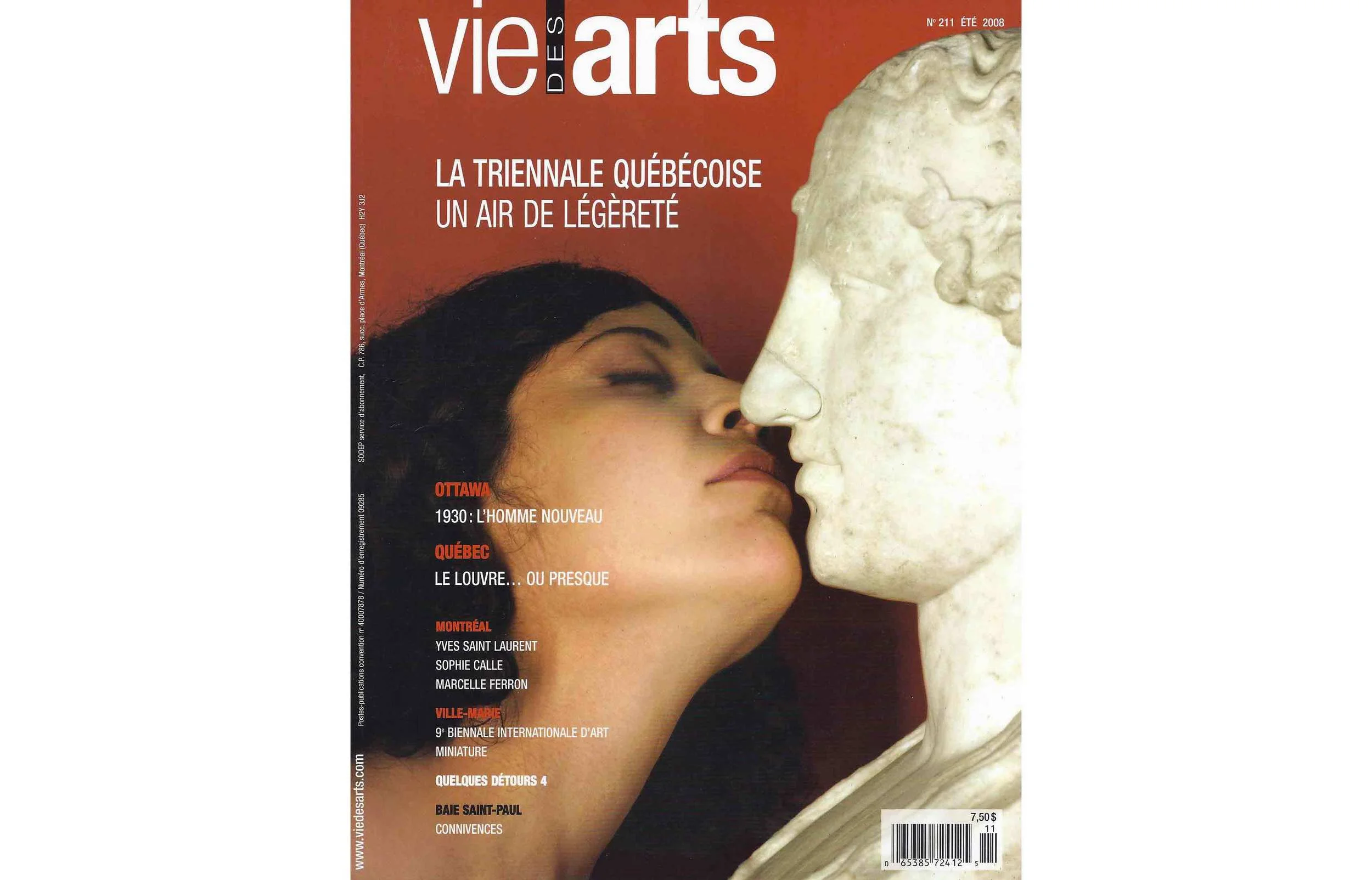 Vie des arts