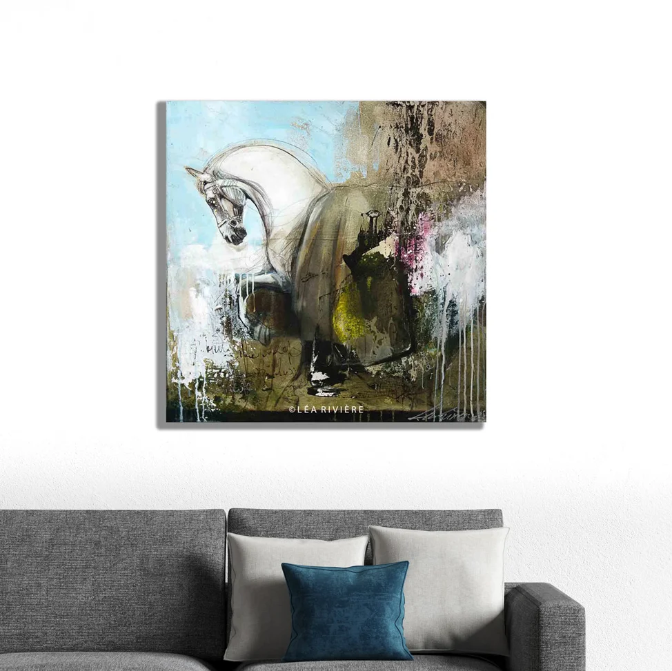 En avant (76x76cm) disponible